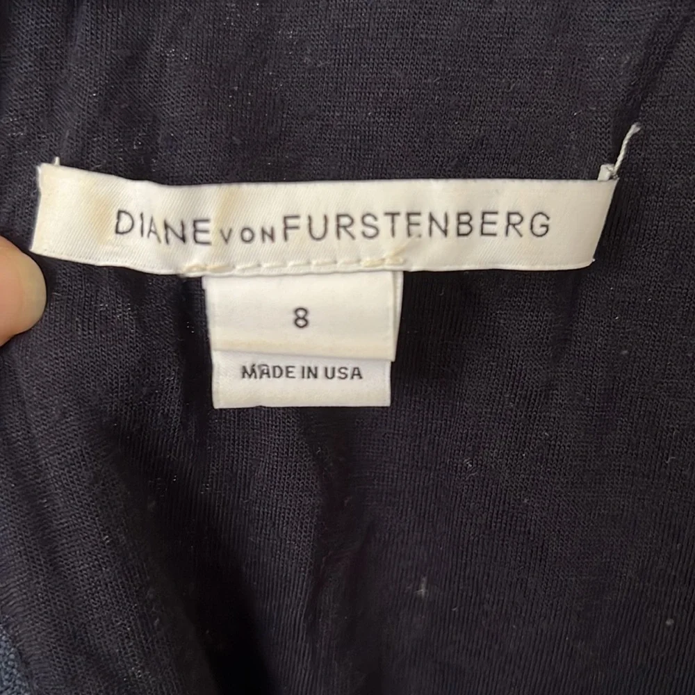 {Diane Von Furstenberg} Zarita navy lace dress - Picture 6 of 8